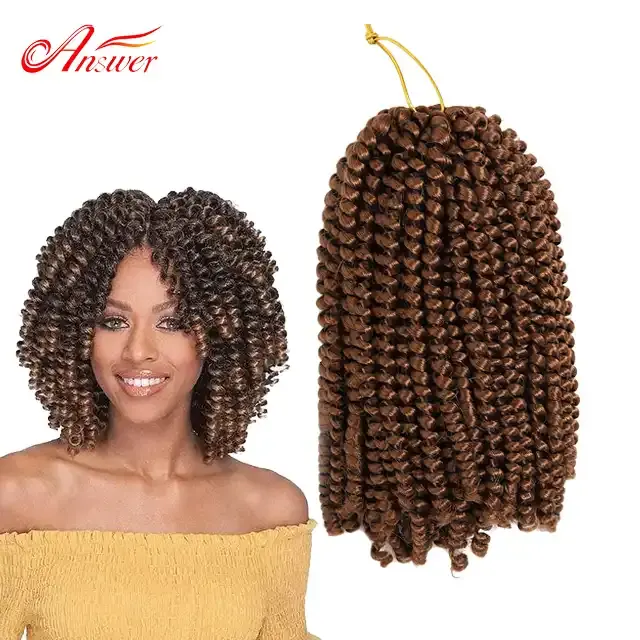 Bán Buôn Mùa Xuân Twist Tóc Ombre Bện Phần Mở Rộng Tóc Giá Rẻ Niềm Đam Mê Twist Xoăn Bện Tổng Hợp Crochet Tóc