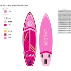 Tabla de Paddle <span class=keywords><strong>Surf</strong></span> Inflable Rosa Macaron para Mujer, para Surfear en el Agua - Product Image 4