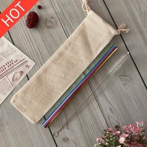 Juego de pajitas Boba reutilizables ecológicas, puntas de ángulo de Metal, accesorios para bebidas para té de burbujas y batidos - Product Image 3