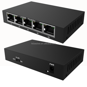 Desktop Ethernet Splitter Home Network Hub 5 <b>Ports</b> Gigabit Ethernet Switch for Home Office Ethernet Switches - Product Image 1