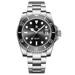 Orologio Meccanico da <span class=keywords><strong>Uomo</strong></span> di Alta Gamma in Acciaio Inossidabile con Quadrante Analogico Luminoso, Resistente all'Acqua 30M, Funzione Calendario - Product Image 5