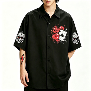 Camisas de Hombre con Logotipo Personalizado, 100% Algodón, con Logotipo Bordado, <span class=keywords><strong>Camisa</strong></span> <span class=keywords><strong>Oxford</strong></span> de Manga Corta, <span class=keywords><strong>Camisa</strong></span> de Trabajo para Hombre, Talla Grande - Product Image 1