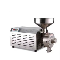 Moulin à farine de blé, de riz, de noix et de cacao électrique, pulvérisateur de poudre de grains secs, machine à broyer les épices et le café