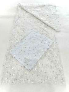 <span class=keywords><strong>Tulle</strong></span> <span class=keywords><strong>ricamato</strong></span> pizzo in rilievo tessuto <span class=keywords><strong>bianco</strong></span> per il partito - Product Image 2