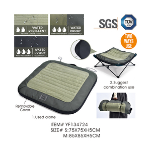 Tragbare wasserdichte quadratische Haustier matte Weiches bequemes Hunde reise bett im Freien - Product Image 1