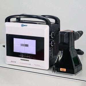 30 Wát mini cầm tay sợi <span class=keywords><strong>Laser</strong></span> đánh dấu cho kim loại đường sắt theo dõi mã an toàn khắc thực phẩm không gỉ máy móc vệ sinh đánh dấu - Product Image 2