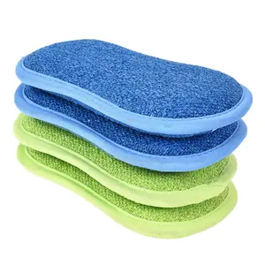 Microfiber 부엌 갯솜 닦음 닦는 패드 청소 갯솜