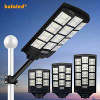 Hofoled Smart Outdoor 1000W 2000W 3000W Lampadaire solaire IP67 Étanche Tout en Un Led Lampadaire solaire pour Route Jardin Cour