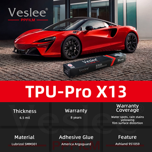 <span class=keywords><strong>Film</strong></span> de protection de peinture 6.5mil PRO <span class=keywords><strong>X13</strong></span> Best Seller PPF avec 100% Lubrizol TPU Ashland Glue 8 ans de garantie - Product Image 3