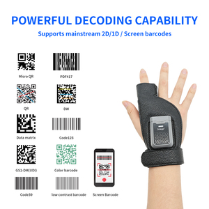 Lector de Códigos de Barras Inalámbrico W-330 QR, Escáner Portátil <span class=keywords><strong>2D</strong></span> para Mano Izquierda y Derecha - Product Image 6