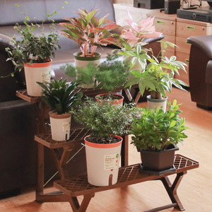 Pot de fleurs à arrosage automatique en résine plastique, grand, moyen, petit, rond, pour plantes d'intérieur, usage domestique - Product Image 4