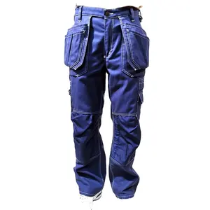 Amerika çalışma pantolon çin yapılan toptan ağır kargo çalışma pantolon birçok cepler erkek marangoz pantolon ile