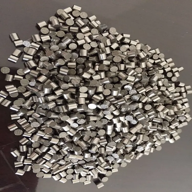Gránulos de plata de alta pureza 99.99% dia3 * 3mm