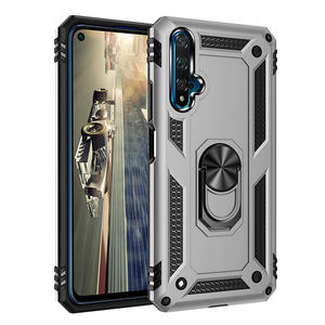 Coque de protection antichoc 2 en 1 pour <span class=keywords><strong>Huawei</strong></span> <span class=keywords><strong>Nova</strong></span> <span class=keywords><strong>5T</strong></span>, support anneau en TPU, armure PC, téléphone portable, de haute qualité - Product Image 1