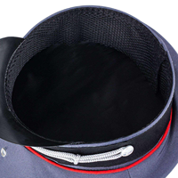 Casquette à visière personnalisée avec logo brodé, casquette d'uniforme de capitaine ou de chevalier templier, prix d'usine, casquettes avec logo personnalisé