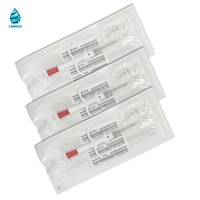 CMRFID Inyectable Animal Iso 11784/5 EM4305 Fdxb Cápsula Etiqueta 2,12*12mm RFID Perro Microchip Etiqueta de vidrio Implante Chip para animales