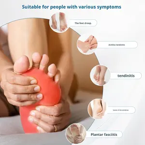 Manchon de compression pour la cheville Menics OEM/ODM, néoprène, attelle de dorsiflexion de la cheville, soulagement des tendons plantaires, rééducation du sommeil - Product Image 3