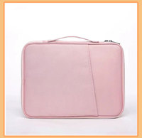 Housse pour tablette en tissu Oxford nylon avec poignée |   Étui de transport pour ordinateur portable de 11 à 13 pouces, fermeture à glissière, pochette organisatrice multifonctionnelle