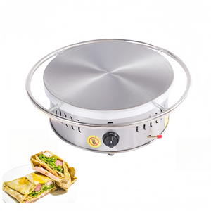 High Working Efficiency Mini Roti Bread Machine <b>Maker</b> Commercial Gas Crepe Crepes and Pancake Ba New Snack Production - Product Image 3