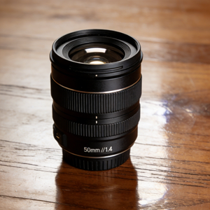 Objectif photo sans filtre F1.4 de 50 mm en acier inoxydable usiné CNC par électroérosion à fil – Certifié ISO9001, personnalisé pour la photographie en basse lumière, sans quantité minimale de commande - Product Image 1