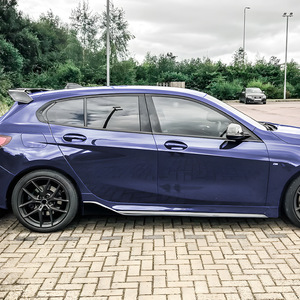 Kit Carrozzeria Completo (Paraurti Anteriore, Minigonne Laterali, Diffusore Posteriore) in ABS per <span class=keywords><strong>BMW</strong></span> Serie 1 <span class=keywords><strong>F40</strong></span> M Sport 2019+ - Vendita all'Ingrosso Diretta dalla Fabbrica - Product Image 3