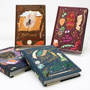 Cuaderno de Notas Creativo Magic World, Diseño Retro Portátil, con Ilustraciones a Color y Papel con Motivos Forestales - Product Image 2