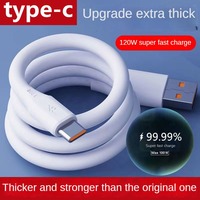 Chargeur USB rapide en gros 67W 120W Chargeur USB Bold 6A Adaptateur secteur USB-C Tressé Compatible avec iPhone