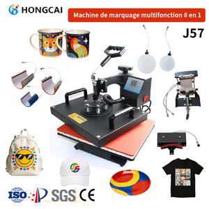 Pressa a Caldo 8 <span class=keywords><strong>in</strong></span> 1 con Display LCD per Etichette, Tessuti e Schiuma - Modello Knight - Product Image 1