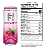Boisson Énergisante de Qualité Supérieure en Gros – Meilleure Vente, Marque Privée, Boisson Énergisante Prime Framboise Açaï Thé Vert