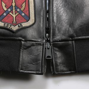 بيع بالجملة ملابس من الشركة المصنعة الأصلية عالية الجودة الصين طيار مفجر الرجال البيسبول بطانة القطن الحقيقي - Product Image 5