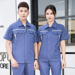 2022 vente chaude populaire nouvelle conception Logo personnalisé combinaison sécurité uniforme d'entreprise vêtements de travail vêtements de travail - Product Image 3