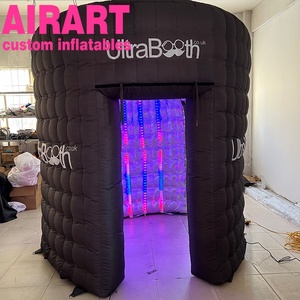 주문품 팽창식 까만 8 각형 큰 천막 사진 부스 - Product Image 4