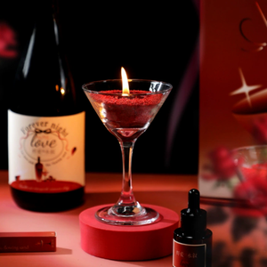 Juego de Velas Aromáticas Ember Love Eternal en Copa Francesa, Cera de Soja Hecha a Mano, Regalo Romántico para Declaraciones, Cera de Arena con Aroma a Rosas - Product Image 1