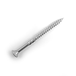 Tornillo TPS Receso de 6 lóbulos para aglomerado Acero inoxidable A2 6 X160 Rosca ANSI ISO Estándar Superficie de revestimiento de zinc M3.5 SKU 8AI0005 - Product Image 1