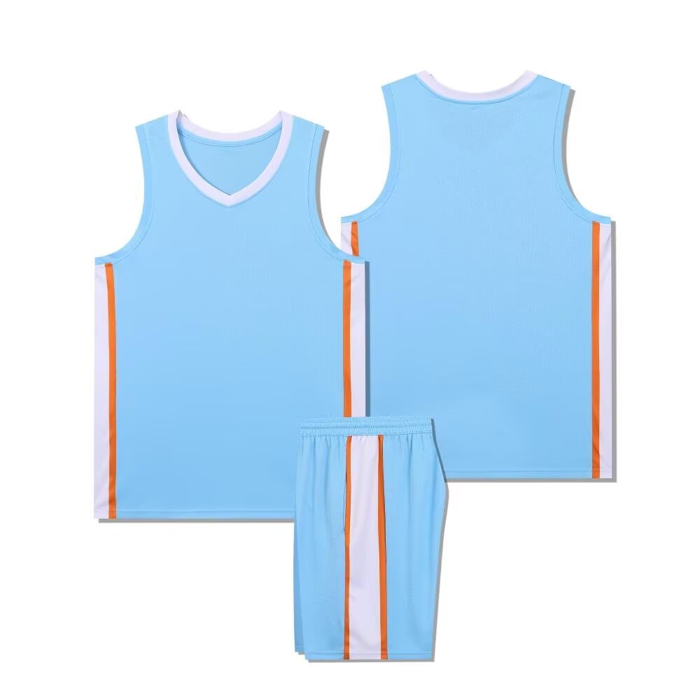Custom Name and Team Jersey Basketball Suit Breathable and Comfortable Plus Size Basketball Wear for Group Buys