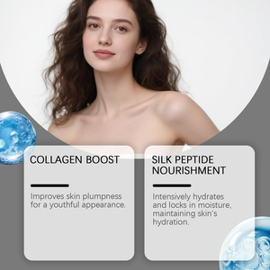 Ampoule intensive au collagène et aux peptides de soie 50ml – Sérum visage pour raffermir, lifter, repulper, effet peau de verre, éclat et luminosité – Essence végétalienne - Product Image 5