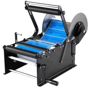 Máquina Etiquetadora Manual de Venta Caliente para Botellas Redondas con Adhesivo y Asa, Etiquetadora de Botellas de Vino, Pequeña Máquina de Embalaje - Product Image 1