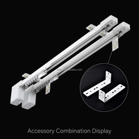 Supports de fixation latéraux pour rail de rideau électrique, pinces murales, accessoires d'installation en gros pour maison intelligente, hôtel, bureau