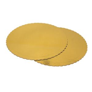 ชุดอุปกรณ์ตกแต่งหน้าเค้กแบบง่าย 2 ชิ้น ทำจากกระดาษแข็งสีทอง 32ซม. - Product Image 1