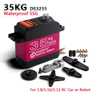 แรงบิดสูงแบบดั้งเดิม DS3235MG 35KG กันน้ำเกียร์โลหะดิจิตอลเซอร์โว 180/270 องศาสำหรับ 1/8 1/10 1/12 โดรน 100% ใหม่ - Product Image 4