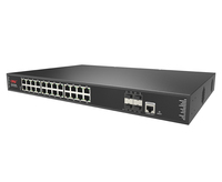 OEM, ODM 28-Port 10G Sakelar Serat Ethernet Terkelola Uplink Harga Terbaik
