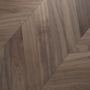 <span class=keywords><strong>Parquet</strong></span> en bois d'ingénierie à trois couches en noyer noir Artorian, à l'aspect arête de poisson, brossé, imperméable, à clic, moderne, pour cuisine et salon - Product Image 2