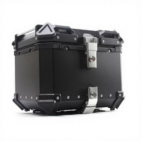 Top case de moto en alliage d'aluminium 55L pour motos, coffre universel à dégagement rapide, valise de moto, boîtes arrière de moto