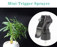 Mini pulvérisateur à gâchette 24/410, tête de distribution à brume fine, pour bouteille de détergent ménager, options de couleur OEM