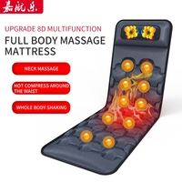 Matelas de massage électrique multifonctionnel pour le corps, les jambes, le cou et la tête avec fonction de soulagement de la douleur et de chauffage