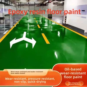 Pintura Autonivelante para Pisos de Cemento, Resina Epoxi Resistente al Desgaste para Garajes y Talleres, Antideslizante y Aplicable con Brocha para Ingeniería - Product Image 2