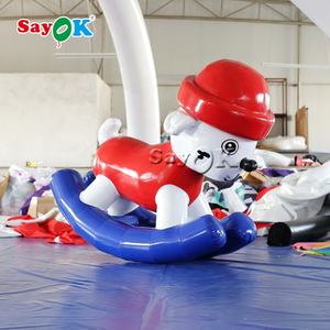 Gracioso aire sellado inflable caballo <span class=keywords><strong>Mini</strong></span> paseo encantador caballo animales juguetes para la venta - Product Image 5