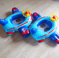 Aufblasbarer Baby-Schwimmsitz mit Rädern für Kleinkinder