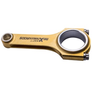 ก้านสูบไทเทเนียม MaXpeedingrods รุ่น H-Beam ขนาด 137 มม. พร้อมสลักเกลียว ARP 2000 สำหรับรถยนต์ JDM Honda <span class=keywords><strong>Civic</strong></span> CRX D16 D16A1 D16A3 	 600-800 แรงม้า - Product Image 4