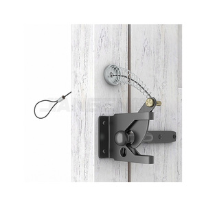 กลอนล็อกรั้วเหล็กสีดำสไตล์ยุโรปและอเมริกา - Product Image 3